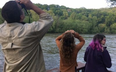 Birdwatching in the Appalachian Mountains: Raising Funds for Library by Birding in Hot Springs, NC for 2020 Birds for Books