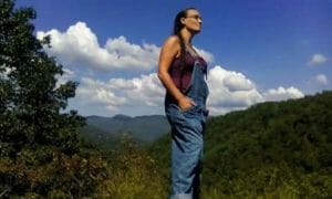 Hiking near Asheville in Hot Springs NC